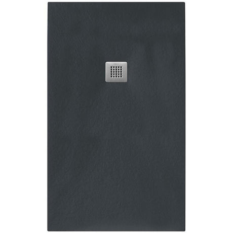Tissino Rectangle Shower Tray 1200 x 750mm Tissino Giorgio2 Rectangle Shower Tray in Graphite Slate