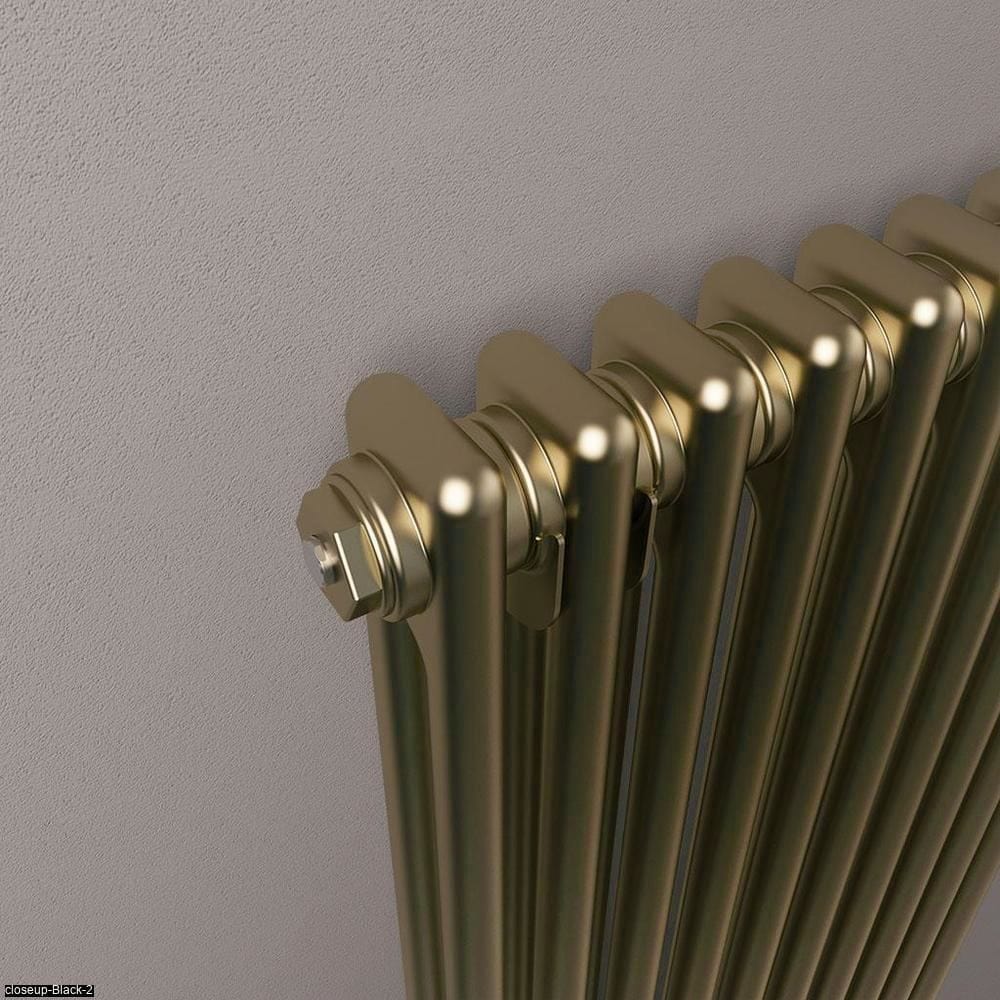 Eastbrook Column Radiator Eastbrook Rivassa Traditional 2 Column Radiator in Bronze Effect