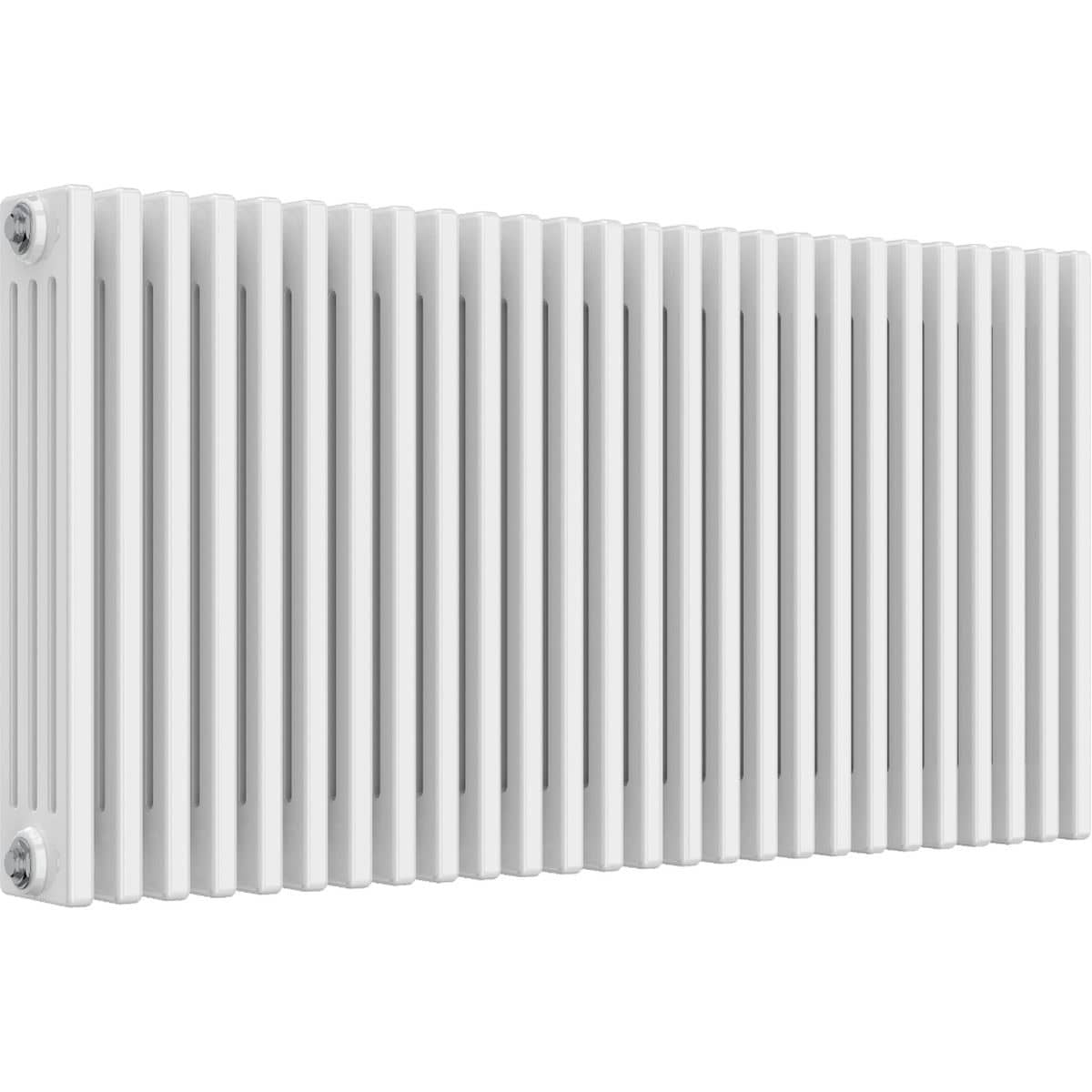 Aquarius Bathrooms Column Radiator Aquarius Foundry Horizontal 4 Column Radiator in White