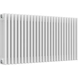 Aquarius Bathrooms Column Radiator Aquarius Foundry Horizontal 4 Column Radiator in White