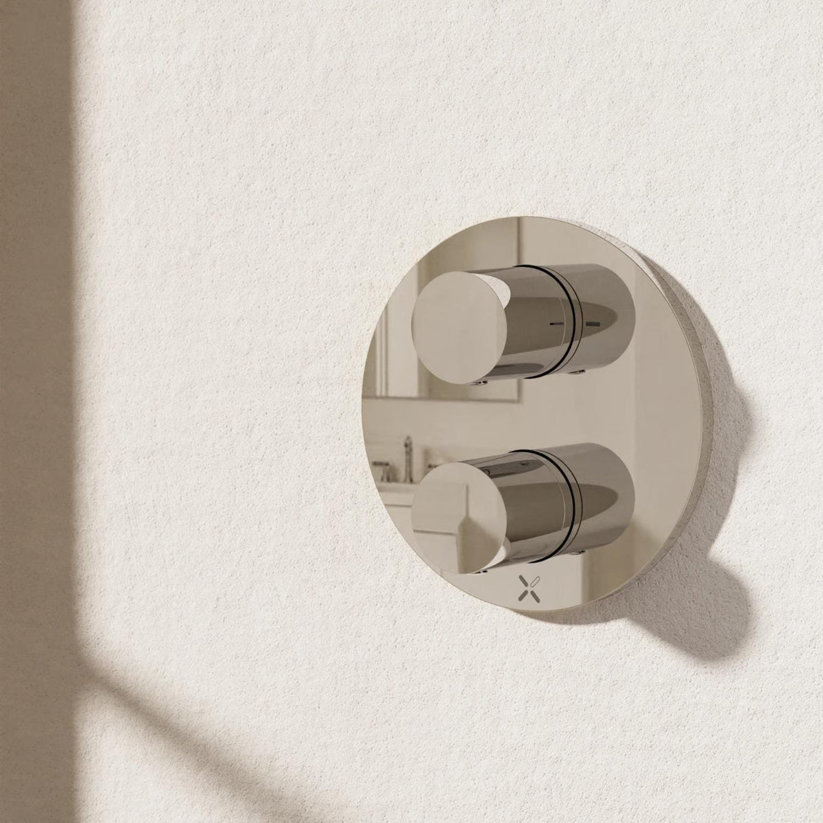 Crosswater Concealed Shower Valve Chrome Crosswater Lazo Crossbox 1 Outlet Trimset