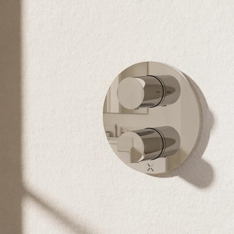 Crosswater Concealed Shower Valve Chrome Crosswater Lazo Crossbox 1 Outlet Trimset