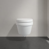 Villeroy & Boch Wall Hung Toilet Villeroy & Boch Architectura Compact Wall Hung Rimless DirectFlush Toilet with Soft Close Seat