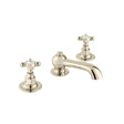 Vado 3 Tap Hole Basin Set Bright Nickel Booth & Co. Axbridge 3 Hole Basin Mixer Tap with Pop-Up Waste