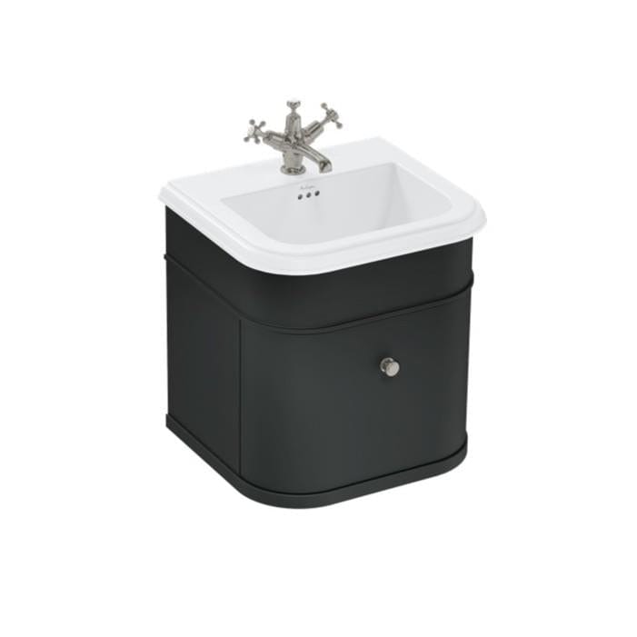 Burlington Chalfont 550mm Wall Mounted Single Drawer Vanity Unit with Basin