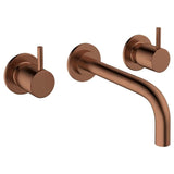 Crosswater Wall Mounted Basin Tap Crosswater MPRO Wall Mounted 3 Hole Basin Mixer Tap