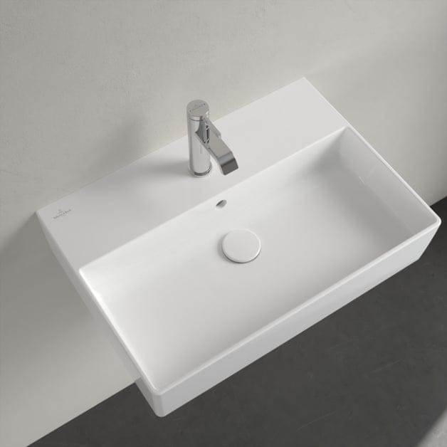 Villeroy & Boch Wall Hung Basin Villeroy & Boch Memento 2.0 Wall Hung Basin with Overflow in White Alpin