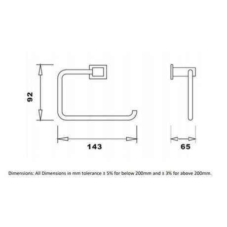 RAK Toilet Roll Holder RAK Cubis Toilet Roll Holder in Chromeoilet Roll Holder - Chrome