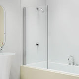 Merlyn Bath Screen Merlyn 5mm Single Square Pivot Bath Screen