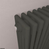 Eastbrook Eastbrook Rivassa Traditional 4 Column Radiator in Matt Black