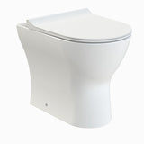 Aquarius Bathrooms Back To Wall Toilet Aquarius Vista Rimless Back to Wall Toilet with Soft Close Seat