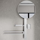 Ideal Standard Cosmetic and Shaving Mirror Silver Ideal Standard ALU+ Medium Beauty Bar with Mirror