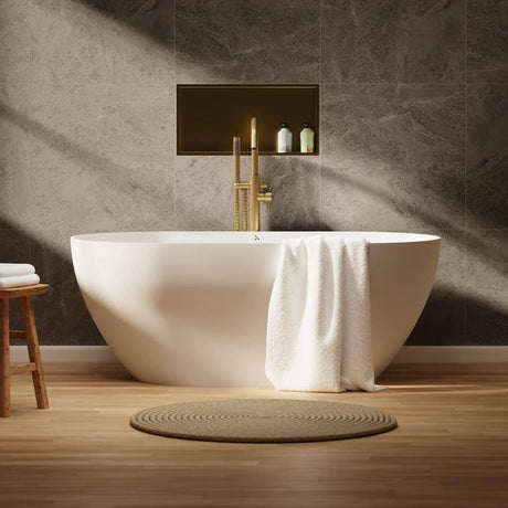 Crosswater Modern Freestanding Bath Gloss White / 1500 x 800mm Crosswater MPRO Freestanding Bath