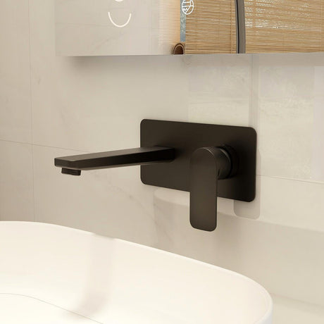 Imex Wall Mounted Basin Tap Black Imex Suburb Wall Mounted Basin Mixer Tap