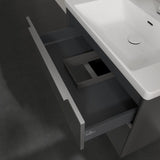 Villeroy & Boch Wall Mounted Vanity Unit Villeroy & Boch Subway 3.0 Wall Hung 800mm Two Drawer Vanity Unit with Basin