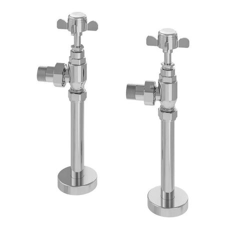 Eastbrook Radiator Valve Chrome Eastbrook Traditional Angled Manual Radiator Valve and Tail (Pair)