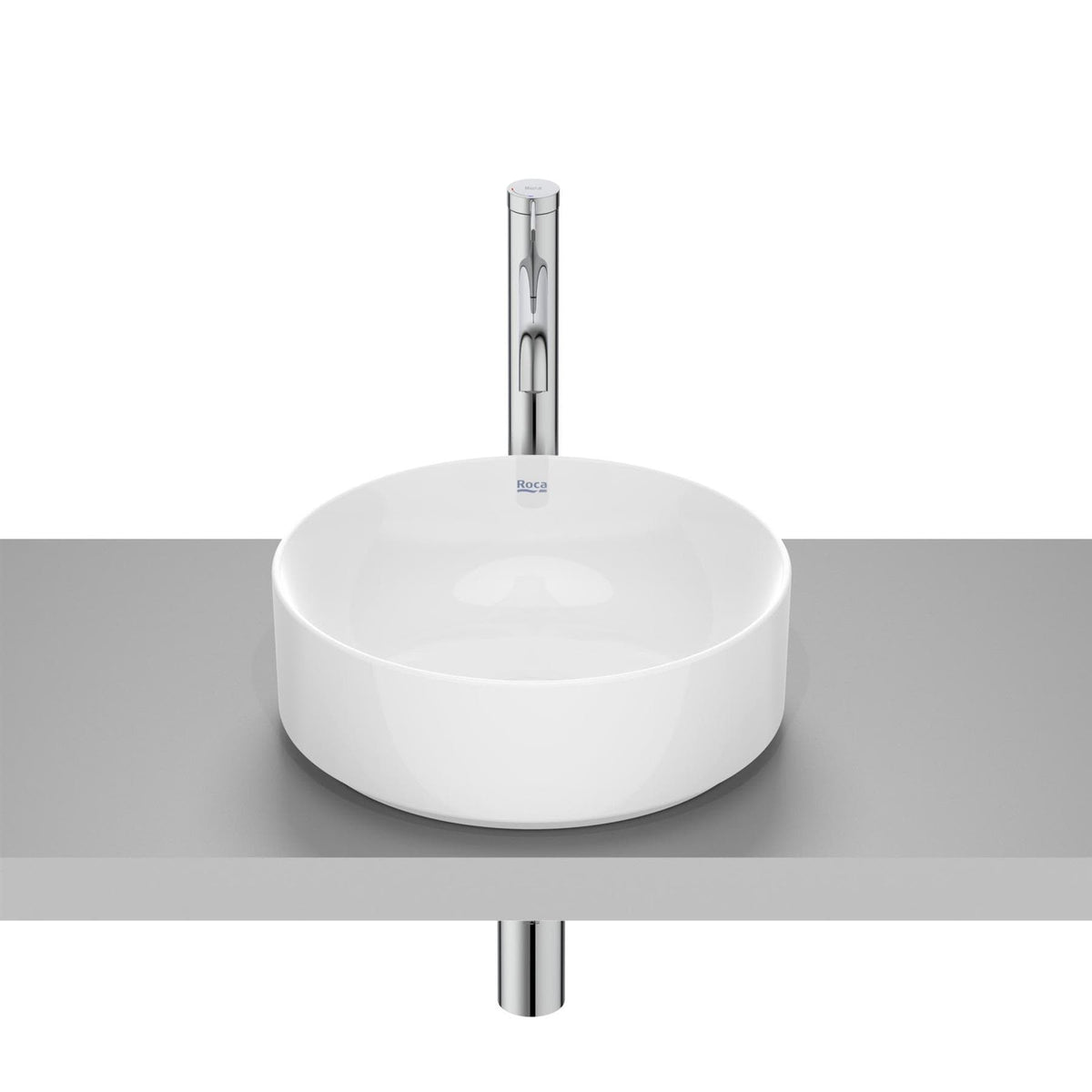 Roca Countertop Basin Roca Ona 370mm Round Fineceramic® Countertop Basin