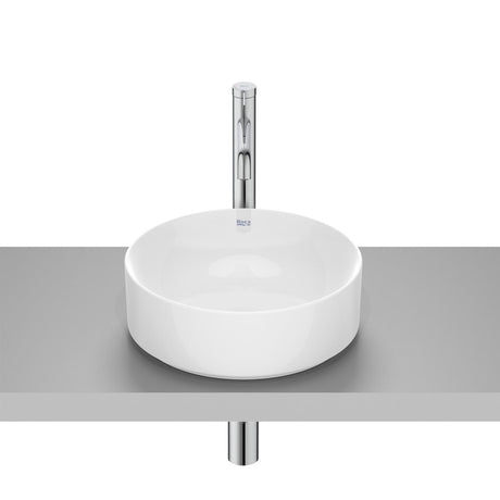 Roca Countertop Basin Roca Ona 370mm Round Fineceramic® Countertop Basin
