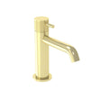 Saneux Mono Basin Tap Brushed Brass / Fluted Saneux Cos Deck Mounted Basin Mixer Tap