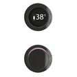 TED Concealed Shower Valve Gun Metal Grey TED Togo 2/3 Outlet Concealed Digital Shower Valve with Ring Style Plate