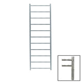 JIS Ladder Rail Polished Chrome / Electric Only with Cylindrical Adjustable Element JIS Sussex Ardingly Vertical Stainless Steel Heated Towel Rail