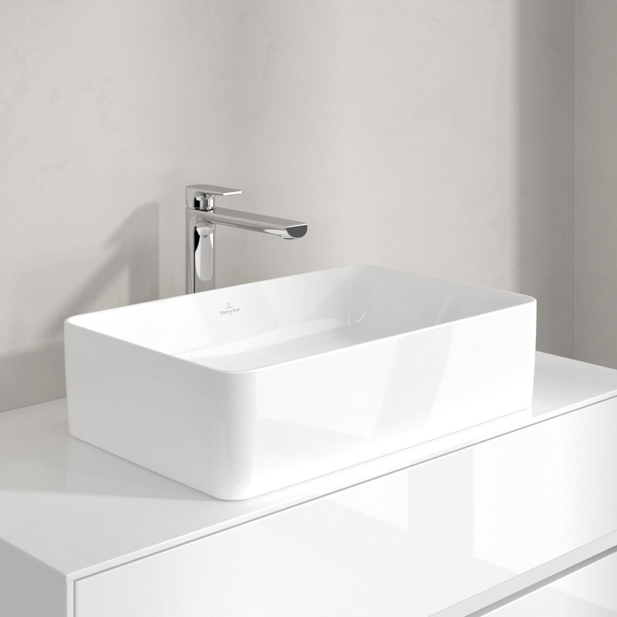 Villeroy and Boch Tall Basin Tap Villeroy & Boch Liberty Single Lever Tall Basin Mixer