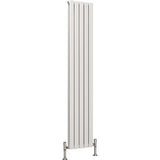 Aquarius Bathrooms Panel Radiator 1800 x350mm / White Aquarius Flat Double Vertical Panel Radiator