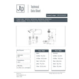 JTP Bath Shower Mixer JTP Grosvenor Cross Wall Mounted Bath Shower Mixer with Kit