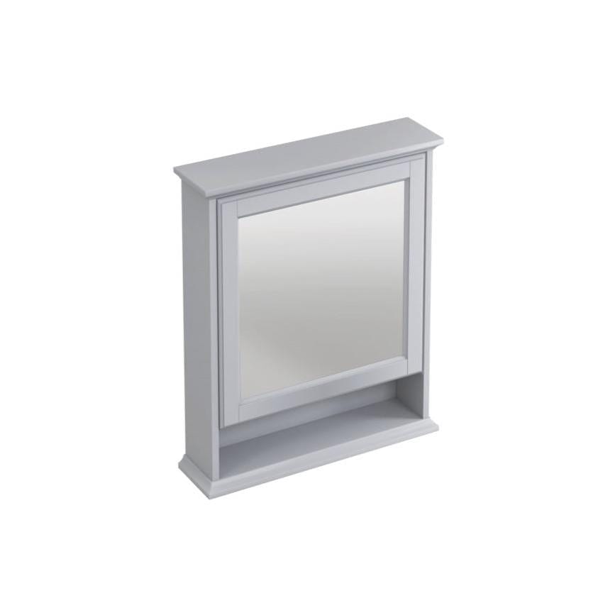 Burlington Mirrored Cabinet Classic Grey Burlington Mirror Cabinet - 600mm Wide