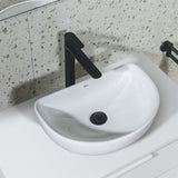 Roca Countertop Basin Gloss White Roca Optica Arc Shaped Countertop Basin