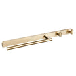 Aquarius Accessory Set Aquarius Auro Towel Ring and Double Hook in Brushed Brass