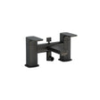 Imex Bath Shower Mixer Black Imex Blade Bath Shower Mixer Tap with Kit (Incl Hose, Handset And Wall Bracket)