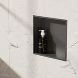 Crosswater Shower Niche Slate Crosswater Square Shower Niche - 305 x 305 x 80mm for Stud Walls