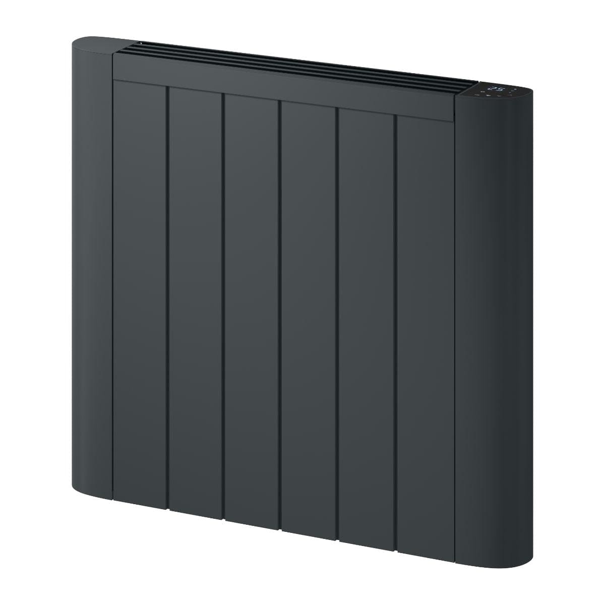 Reina Panel Radiator 580 x 640mm / Anthracite Reina Serre Electric Radiator with Wi-Fi Enabled LCD Display