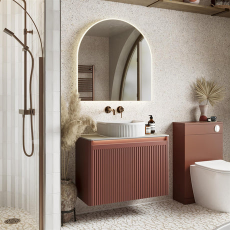 hib. Illuminated Mirror 800 x 800mm hib. Alba Arch LED Illuminated Mirror