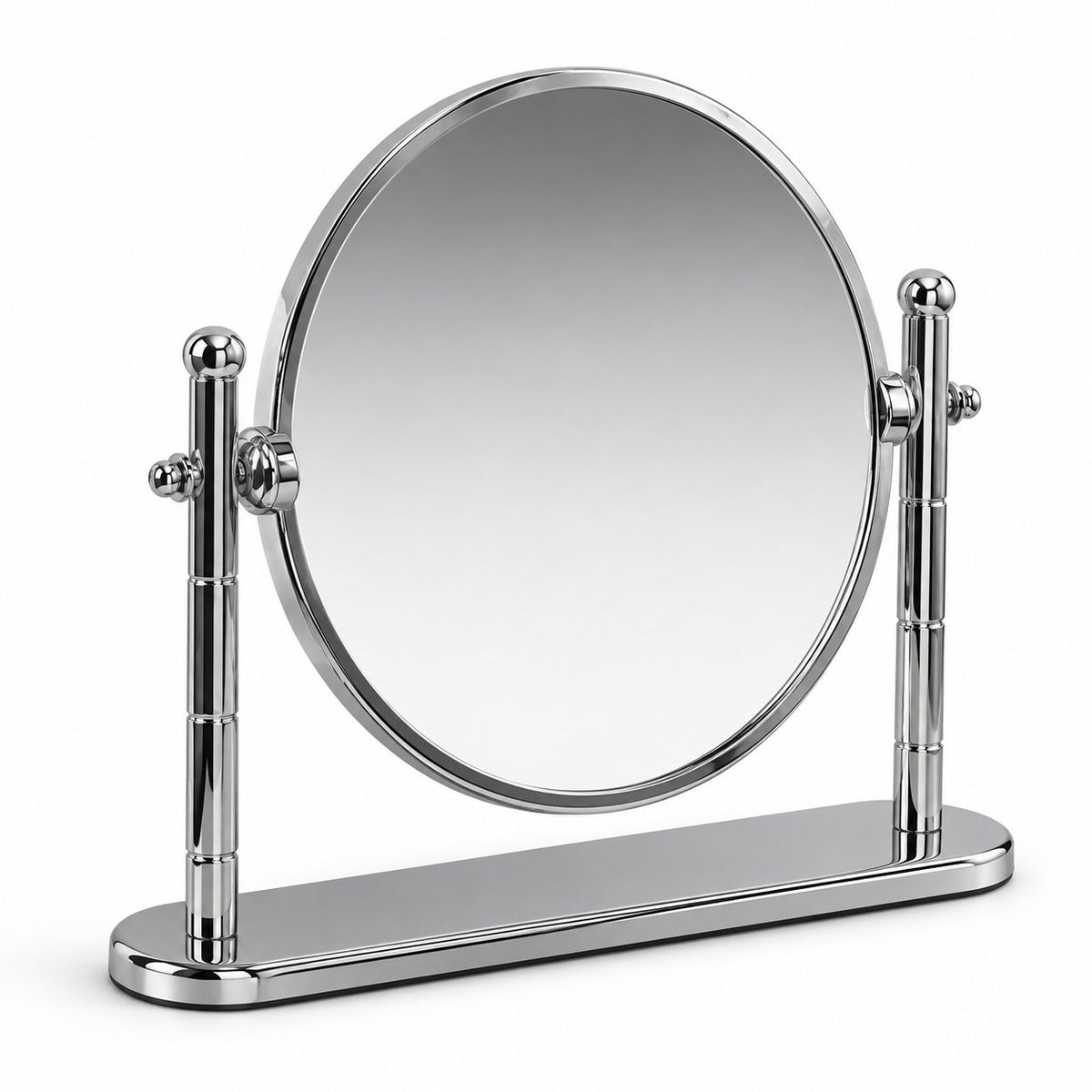 Miller Cosmetic Mirror Miller Classic Freestanding  Mirror in Chrome