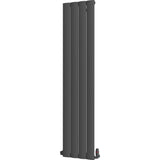 Aquarius Bathrooms Column Radiator 1800 x375mm / Anthracite Aquarius Wave Verical Panel Radiator