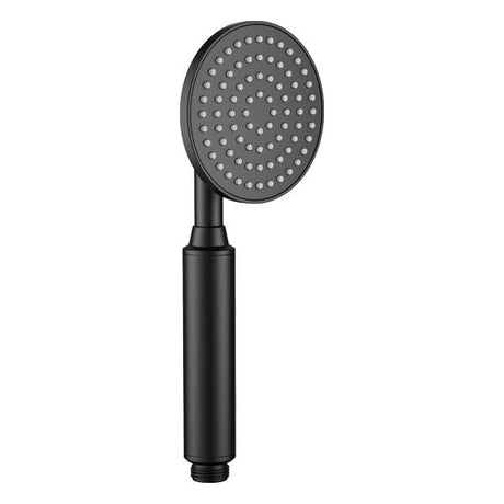 Flova Shower Handset Matt Black Flova Round Pressure Boost Shower Handset