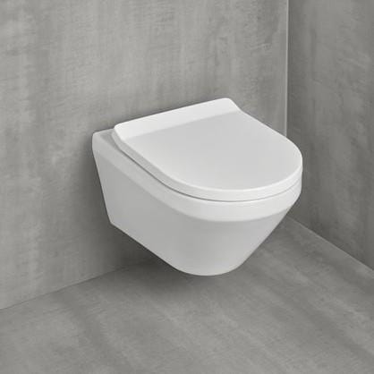Villeroy & Boch Toilet Seat Villeroy & Boch Architectura Soft Close, Quick Release Toilet Seat  with Kickback in White Alpin
