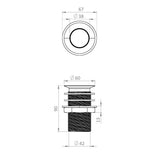 Crosswater Basin Waste Crosswater Flip Top Unslotted Basin Waste in Chrome