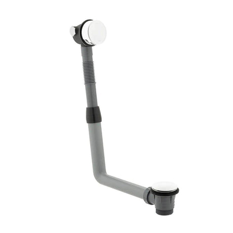UK Bathroom Store Matt White Vado Clic-Clac Bath Filler Waste and Overflow