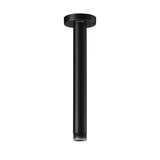 Roca Fixed Shower Arm Matt Black Roca Ceiling Mounted 200mm Shower Arm