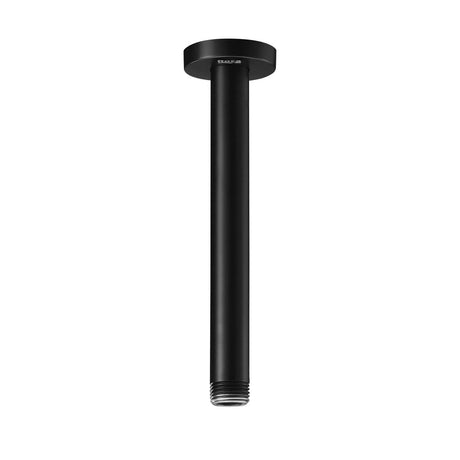 Roca Fixed Shower Arm Matt Black Roca Ceiling Mounted 200mm Shower Arm