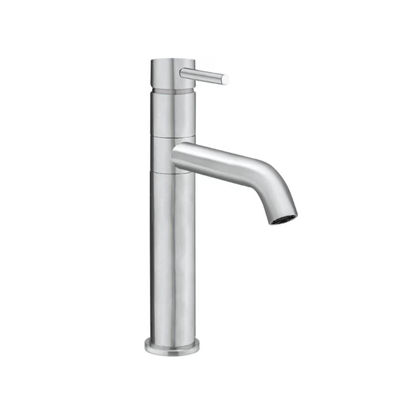 Crosswater Kitchen Tap Crosswater Design Side Lever Kitchen Mixer Tap in Brushed Nickel