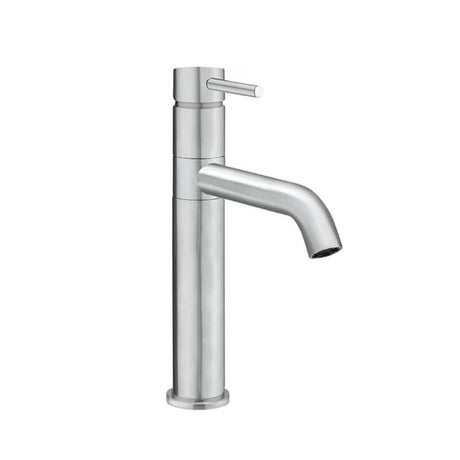 Crosswater Kitchen Tap Crosswater Design Side Lever Kitchen Mixer Tap in Brushed Nickel