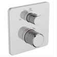 Ideal Standard Concealed Shower Valve Chrome Ideal Standard Ceratherm C25 2 Outlet Square Concealed Valve Trim-set
