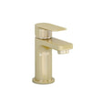 Imex Mono Basin Tap Brushed Brass Imex Suburb Small Basin Mixer Tap with Universal Waste