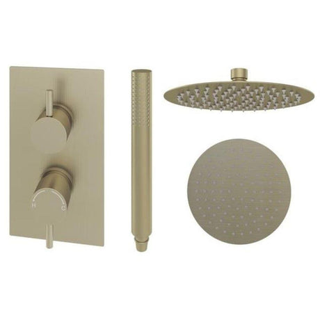 Aquarius Concealed Shower Set Aquarius Modern Round Shower Bundle