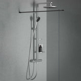 Ideal Standard Exposed Shower Set Ideal Standard Ceratherm ALU+ Exposed Shower Valve Set with Fixed Riser, Showerhead, Handset and Shelves