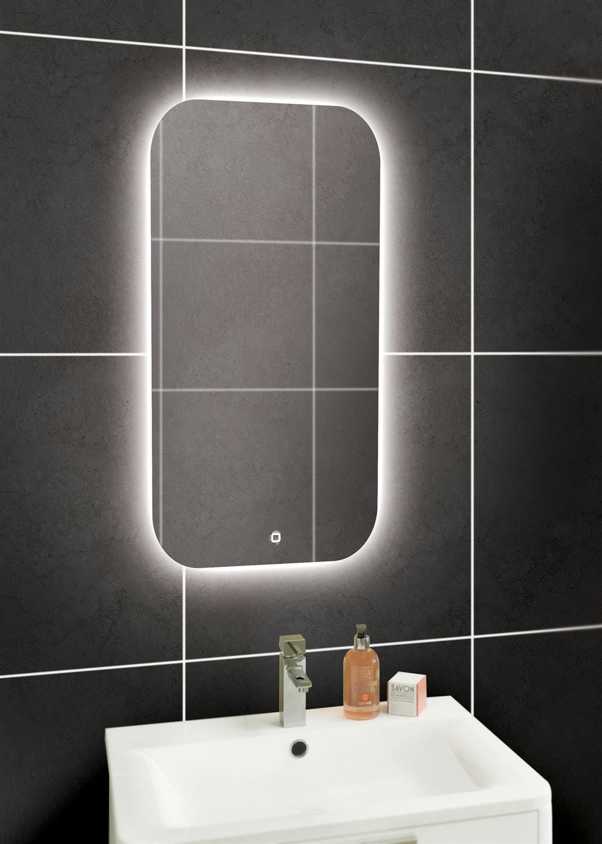 hib. Illuminated Mirror 800 x 400mm hib. Ambience LED Illuminated Mirror